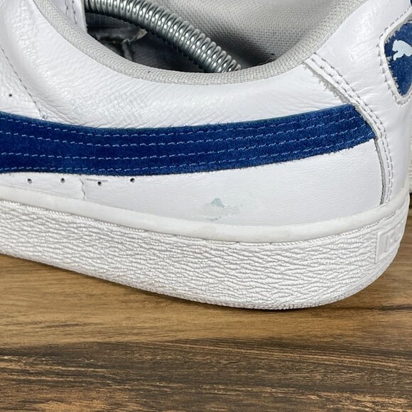 Puma Basket Mens Size 13 Shoes White Leather Low Top Casual Retro Sneakers main image 15